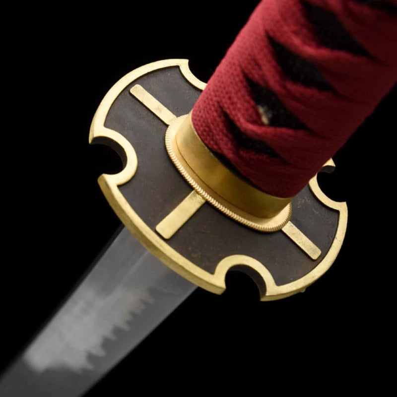 Sandai Kitetsu Roronoa Zoro Einteiliges Schwert – Handgeschmiedetes, kampfbereites Katana 