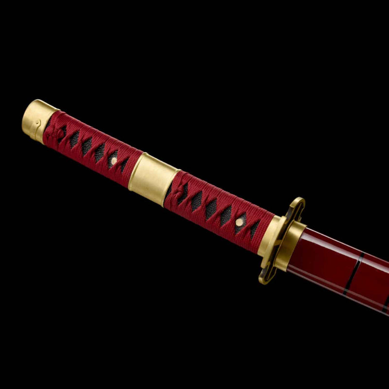 Sandai Kitetsu Roronoa Zoro Einteiliges Schwert – Handgeschmiedetes, kampfbereites Katana 