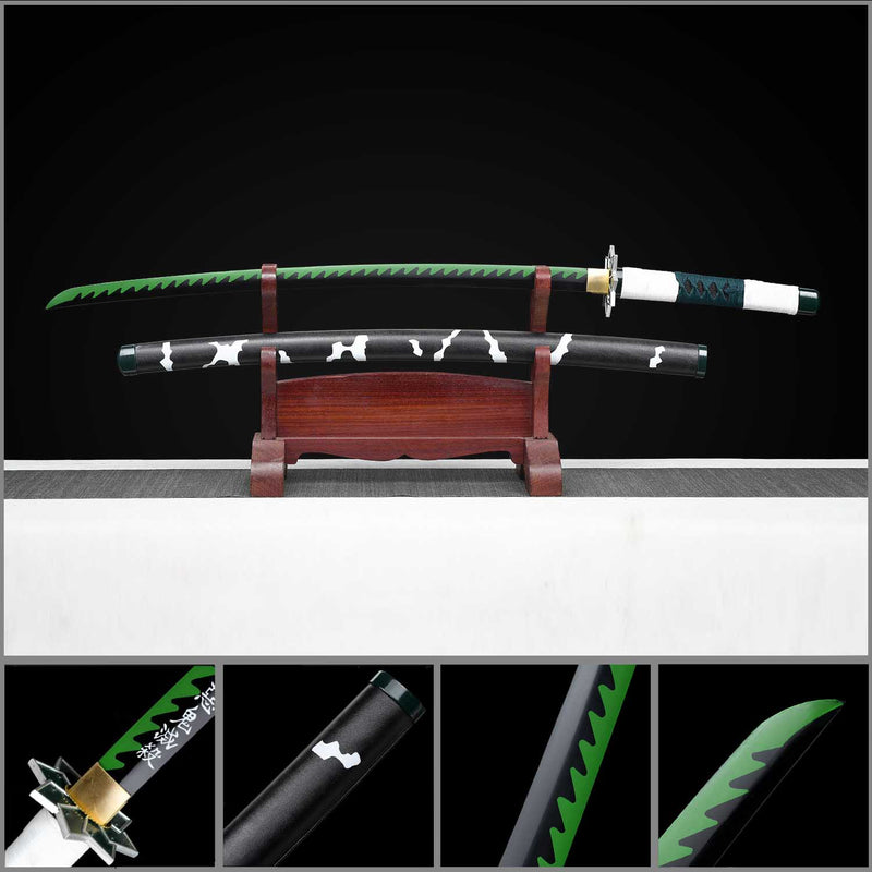 Sanemi Shinazugawa Nichirin Schwert Dämonentöter 1095 Stahl Katana 