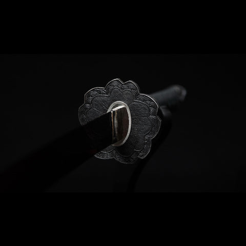 Handgeschmiedete Replik des roten Untoten-Katana-Schwertes aus Sekiro: Shadows Die Twice