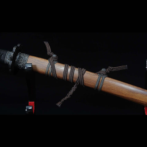 Koiguchi Detail of Sekiro Red Blade Undead Katana Saya