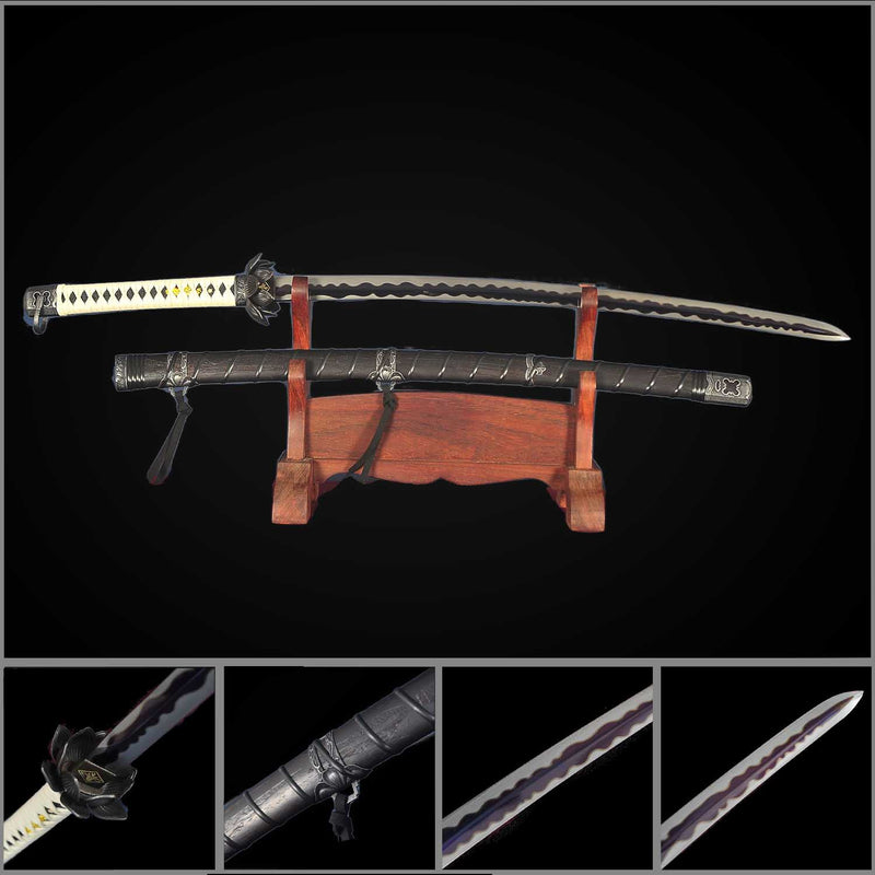 Sekiro Shadows Die Twice Katana Replik 9260 Federstahl Schwert 