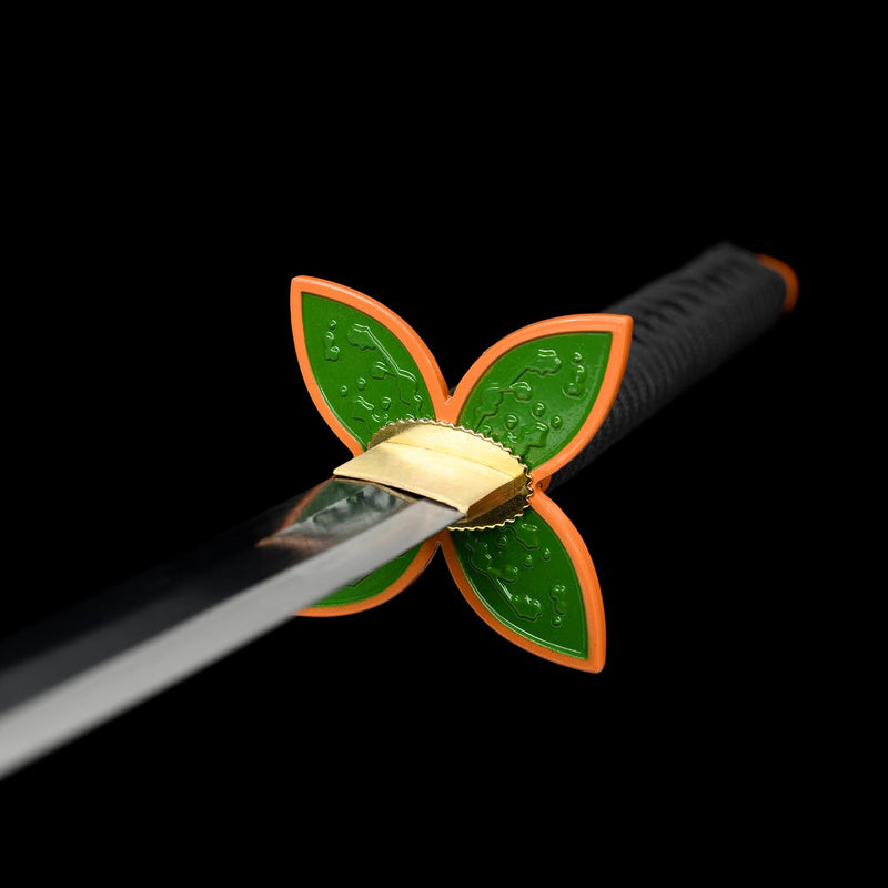Shinobu Kocho Nichirin Katana Handgefertigtes Dämonentöterschwert aus 1095 Kohlenstoffstahl 