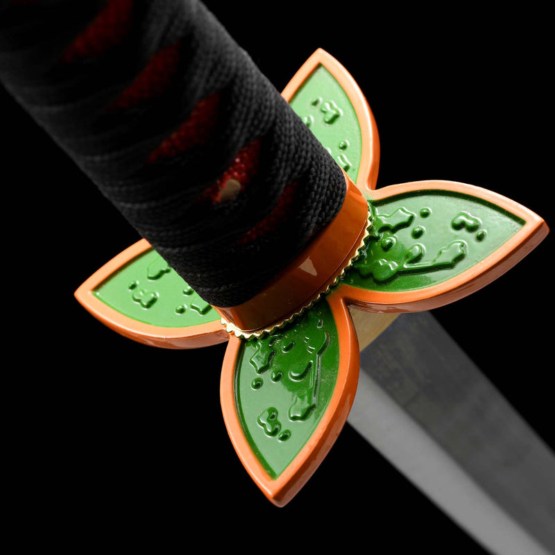 Shinobu Kocho Nichirin Katana Handgefertigtes Dämonentöterschwert aus 1095 Kohlenstoffstahl 