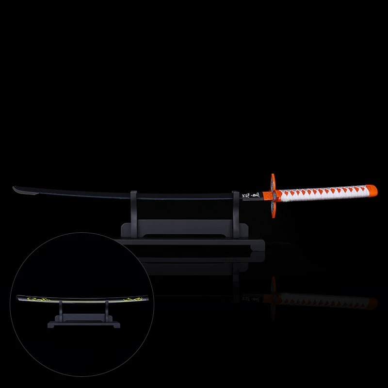 Shinobu Kocho Nichirin Sword Replica Black Gold Saya Demon Slayer fans 