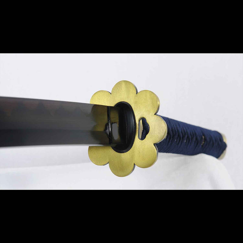 One Piece Roronoa Zoro Shusui Katana Sword Hand Forged Folded Steel 