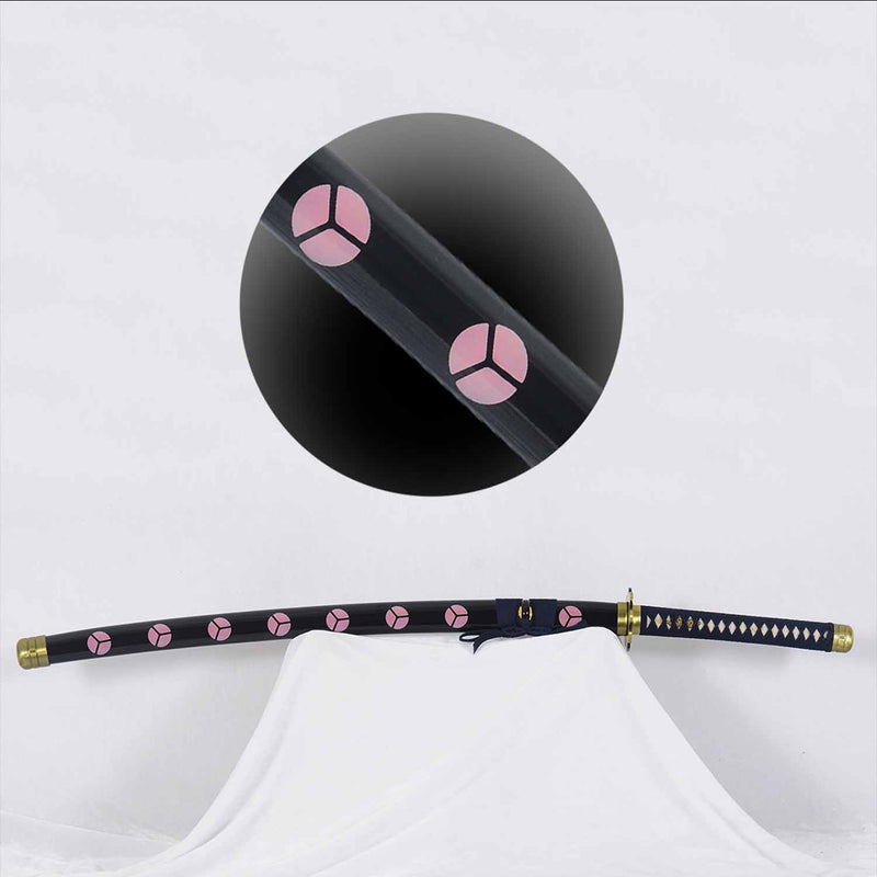 One Piece Roronoa Zoro Shusui Katana Sword Hand Forged Folded Steel 