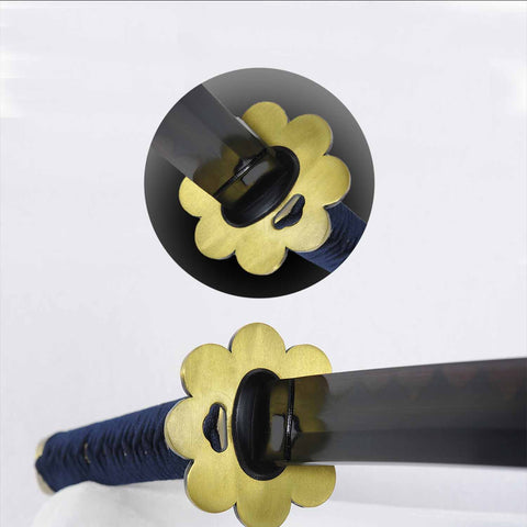 Shusui katana tsuba guard alloy Japanese sword