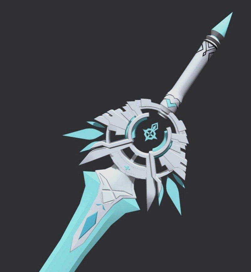 Genshin Impact Skyward Blade Mini Alloy Sword Collectible 