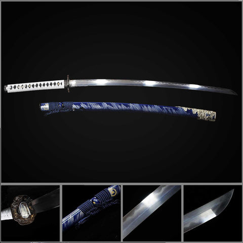 Full view of the Storm of Clan Sakai Katana, Ghost of Tsushima replica sword