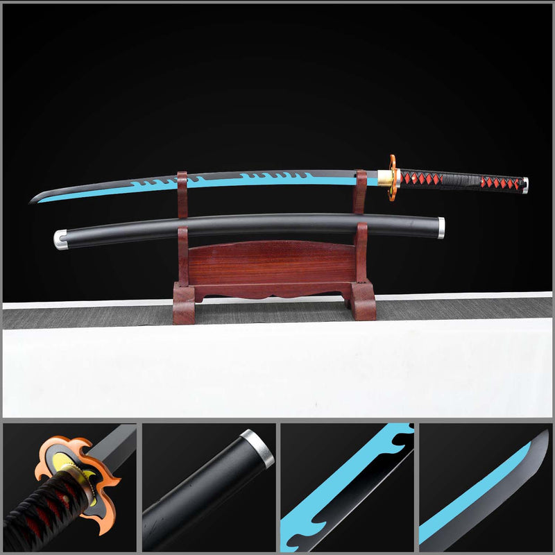 Tanjiro III Nichirin Sword Replica Blue Blade Gradient Katana 