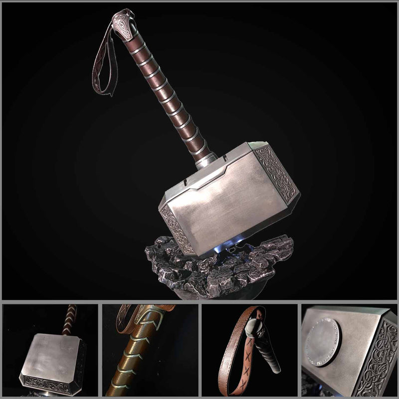 Thor Stormbreaker Axe & Mjolnir 2.0 1:1 Metal Replica Weapon 