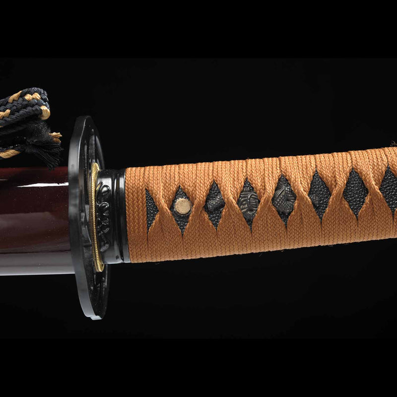 Deadpool Wakizashi Sword Hand Forged 1095 High Carbon Steel Samurai Blade 