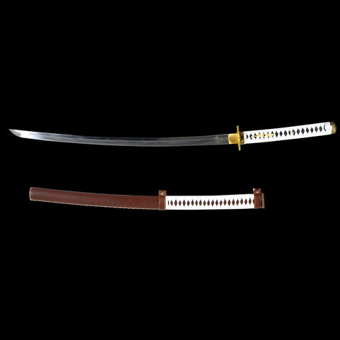 walking dead katana sword unsheathed full length