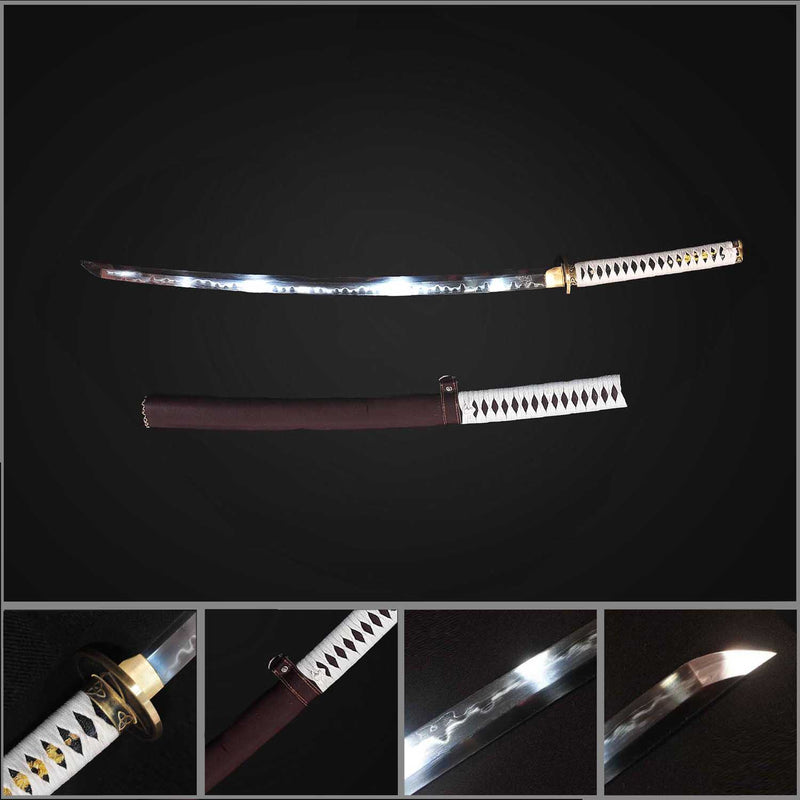 Walking Dead Michonne Katana Sword Hand Forged 1095 Steel 
