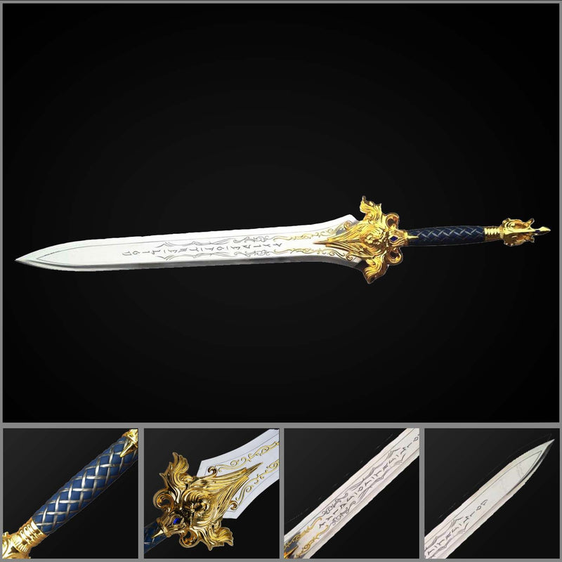 Warcraft Movie Lion’s Fang Sword 1:1 Metal Replica – King Llane Collectible 