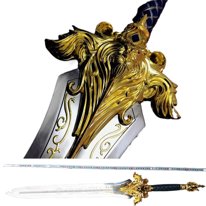 Warcraft Movie Lion’s Fang Sword 1:1 Metal Replica – King Llane Collectible 