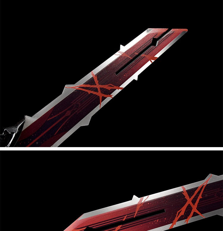 Genshin Impact Wolf’s Gravestone Sword Replica 1:1 Metal Cosplay Weapon 