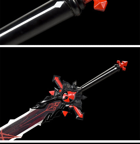 detailed handle design of Wolf’s Gravestone metal sword replica