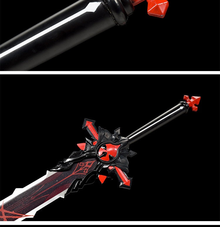 Genshin Impact Wolf’s Gravestone Sword Replica 1:1 Metal Cosplay Weapon 