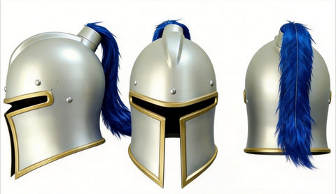 wow stormwind helmet back design knight cosplay armor replica