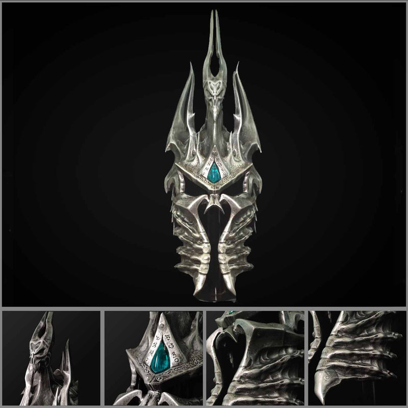 World of Warcraft Lich King Helm 2.0 1:1 Arthas Replica 