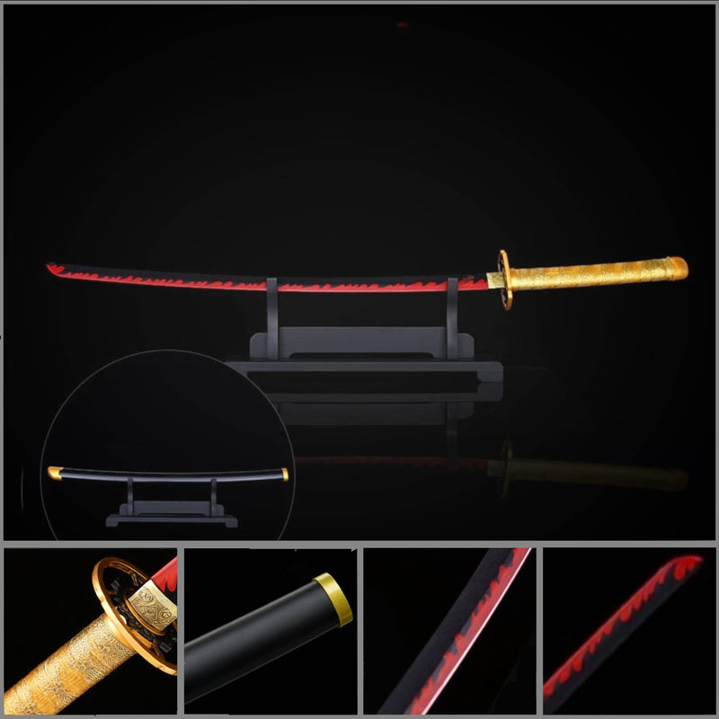 Yoriichi Tsugikuni Nichirin Sword Replica Demon Slayer Metal Katana 