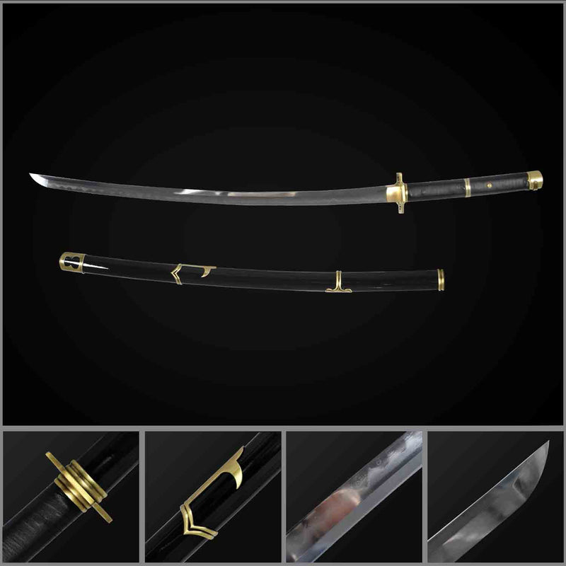 Yubashiri Katana Sword Replica – One Piece Roronoa Zoro Handmade 