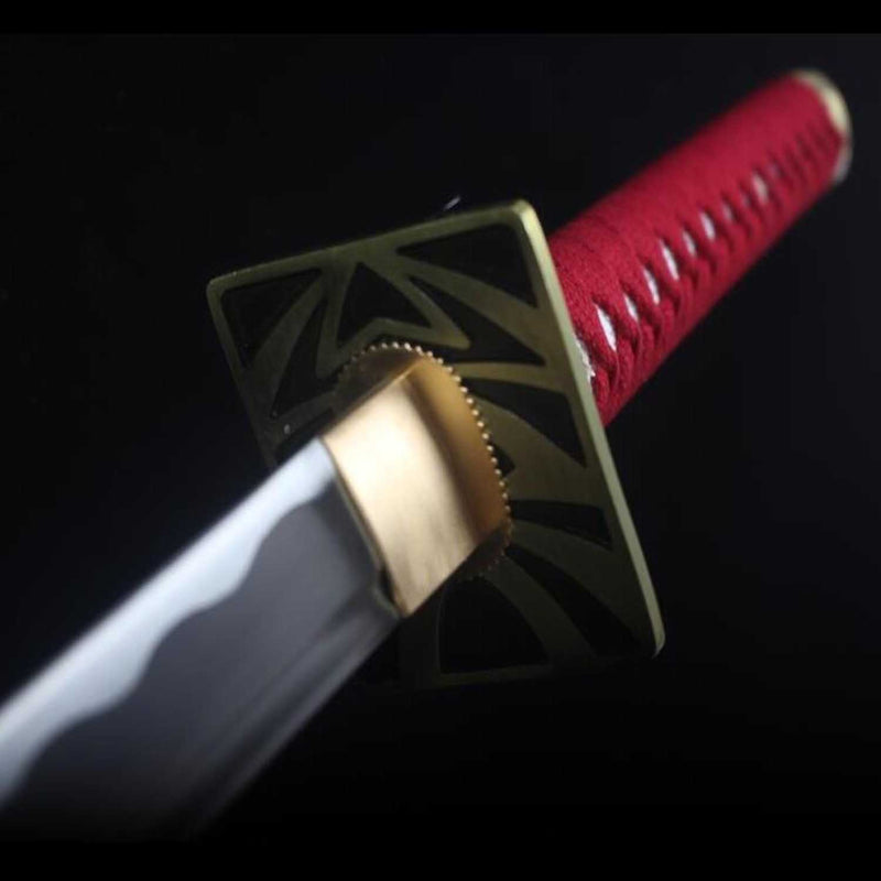 Bleach Renji Abarai Zabimaru Katana Handmade 1060 Steel Full Tang 