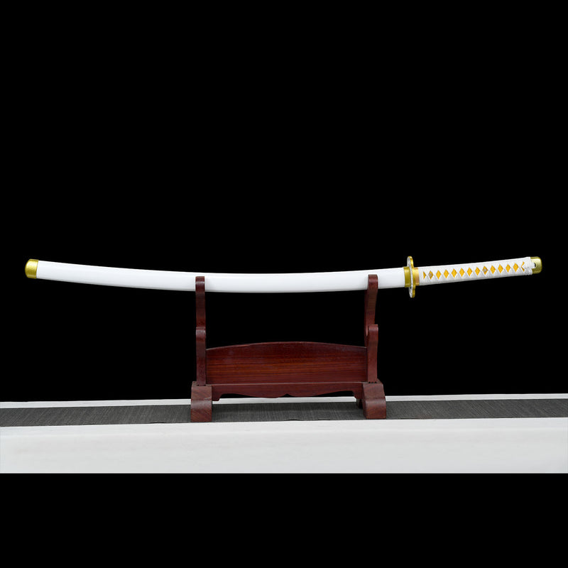 Zenitsu Agatsuma Nichirin Sword Demon Slayer Anime Katana 1095 Steel 