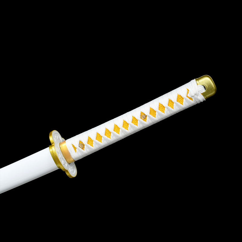Zenitsu Agatsuma Nichirin Sword Demon Slayer Anime Katana 1095 Steel 