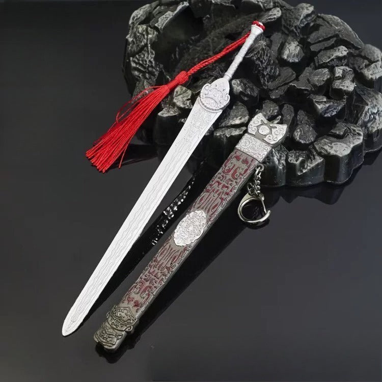 Zhao Yun Yitian Sword Mini Alloy Replica Anime Collectible Model 