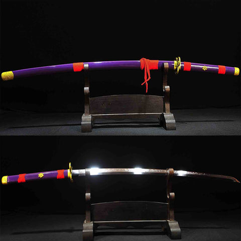 full tang Zoro Enma katana sword construction
