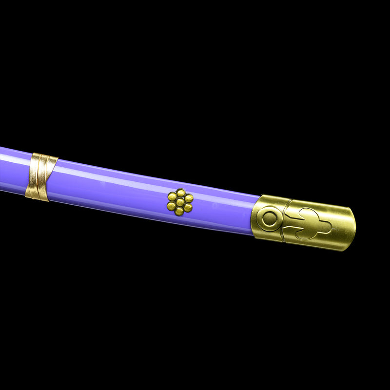 Roronoa Zoro Enma Katana Sword One Piece Purple Blade 1095 Steel 