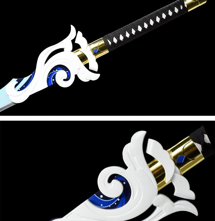 Genshin Impact Akuoumaru Metal Sword Replica – 1:1 Cosplay Weapon 