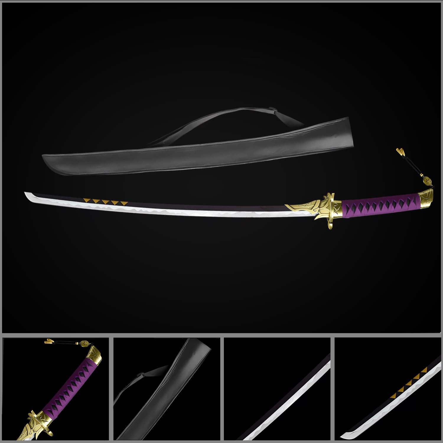 Genshin Impact Amenoma Kageuchi Replica – 1:1 Scale Tengu Shadow Blade ...