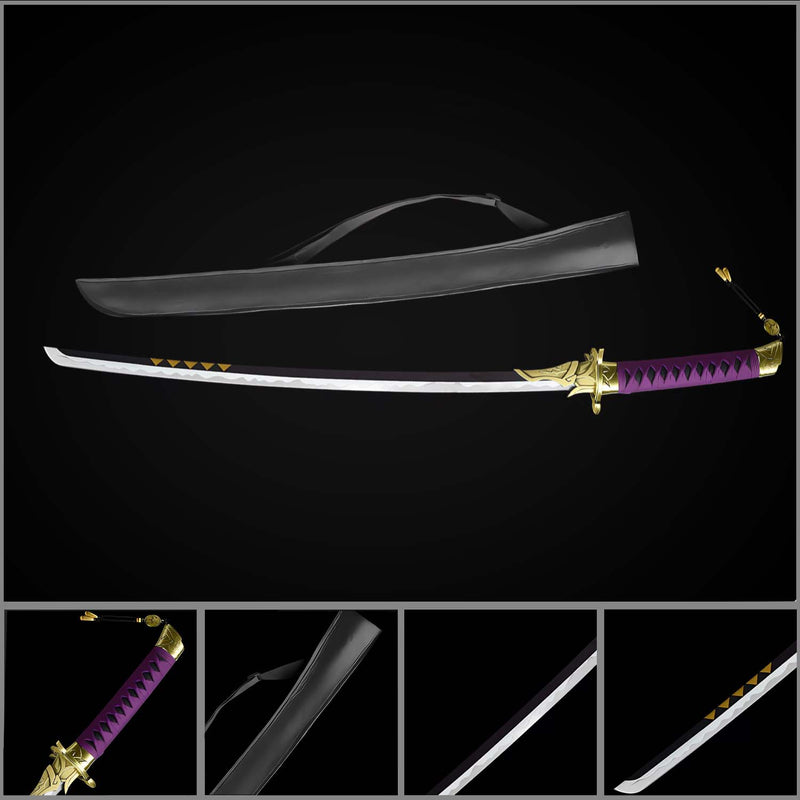 Genshin Impact Amenoma Kageuchi Replica – 1:1 Scale Tengu Shadow Blade Sword 
