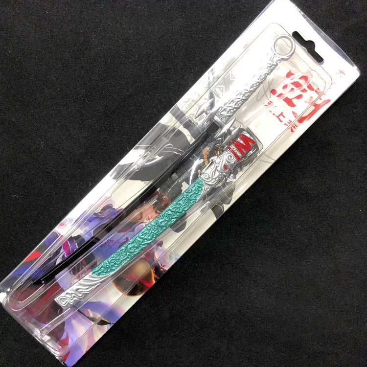 Genshin Impact Alloy Mini Weapon Replica Anime Metal Collectible Display Model 