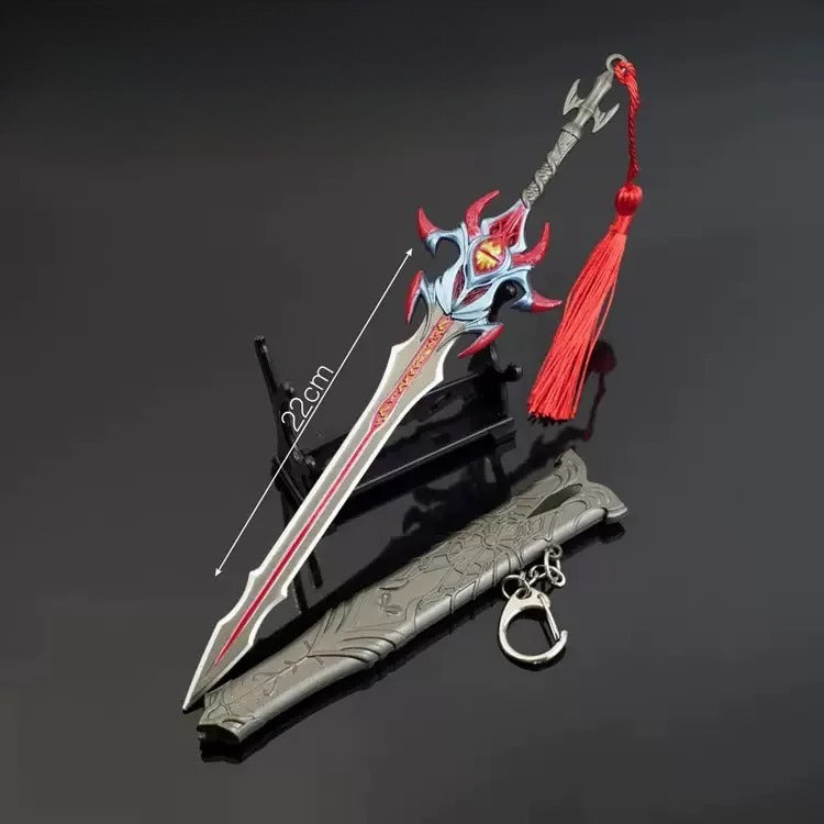 Genshin Impact Mini Alloy Weapon Model 22cm Collectible Anime Prop Gift 