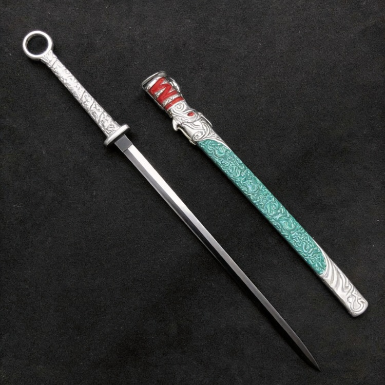 Genshin Impact Alloy Mini Weapon Replica Anime Metal Collectible Display Model 