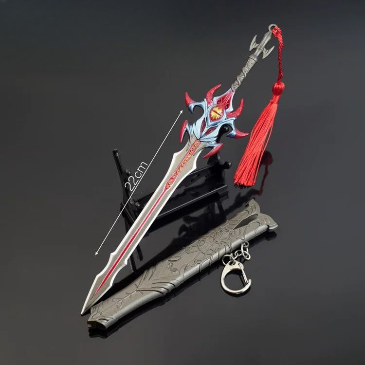 Genshin Impact Mini Alloy Weapon Model 22cm Collectible Anime Prop Gift 