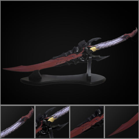 Solo Leveling Cheng Xiaoyu Dragon Fang Dagger full metal front view