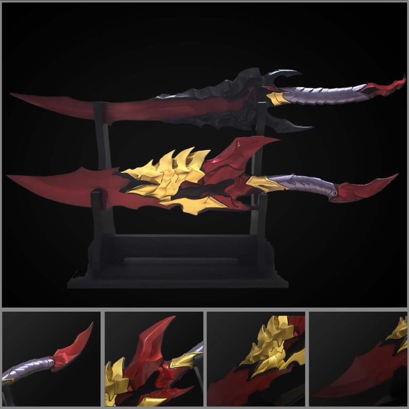 Cheng Xiaoyu Dragon Fang Twin Daggers – Full Metal 1:1 Cosplay Replica 