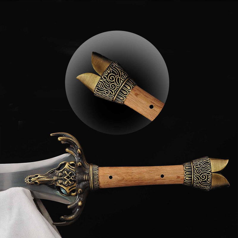 Conan Father Sword Replica – Hand Forged 1095 High Carbon Steel Barbarian Sword 