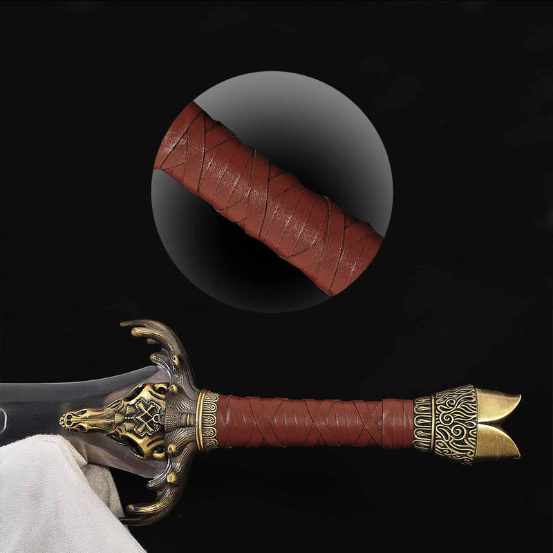 Conan Father Sword Replica – Hand Forged 1095 High Carbon Steel Barbarian Sword 