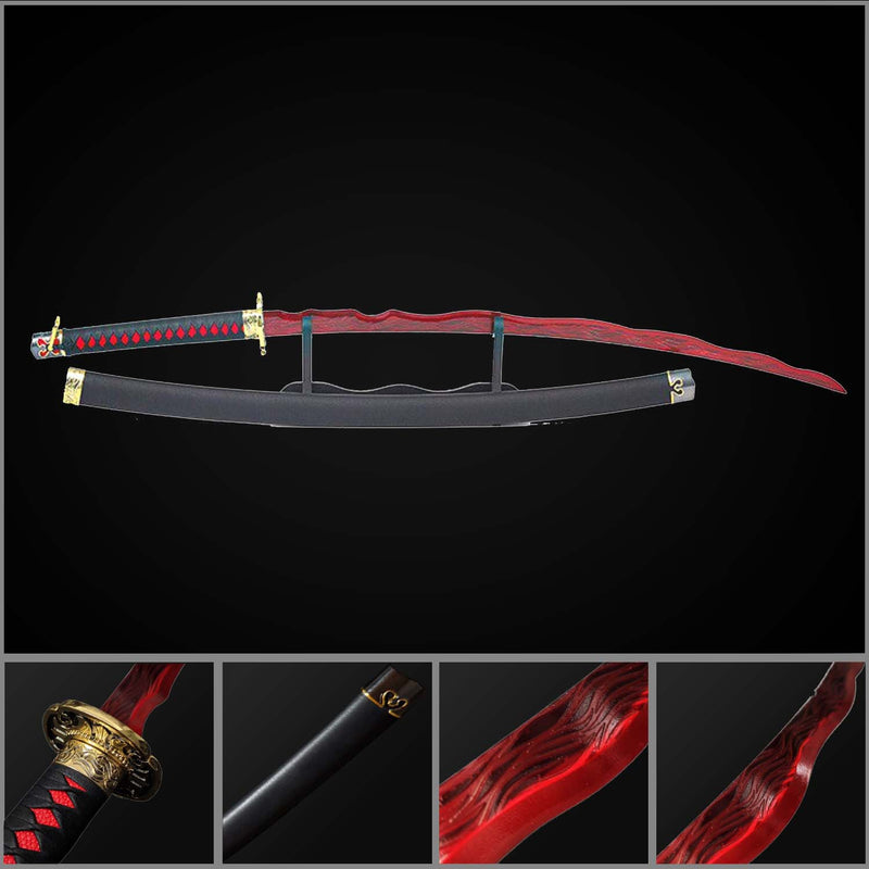 Elden Ring Rivers of Blood Katana Replica 1:1 Cosplay Sword 