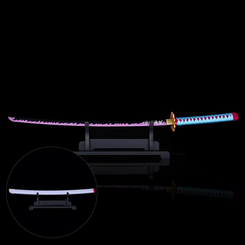 Demon Slayer Mitsuri Kanroji Nichirin Sword Alloy Metal Replica Cosplay Katana Collectible