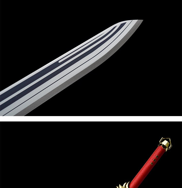 Genshin Impact Lion’s Roar Sword Replica – 1:1 Metal Cosplay Weapon 