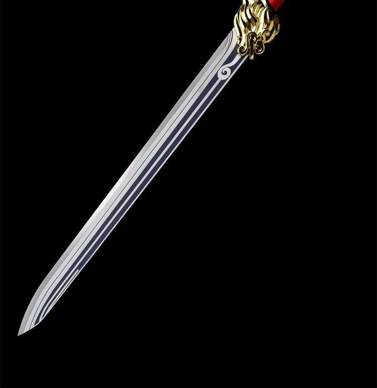 Genshin Impact Lion’s Roar Sword Replica – 1:1 Metal Cosplay Weapon 