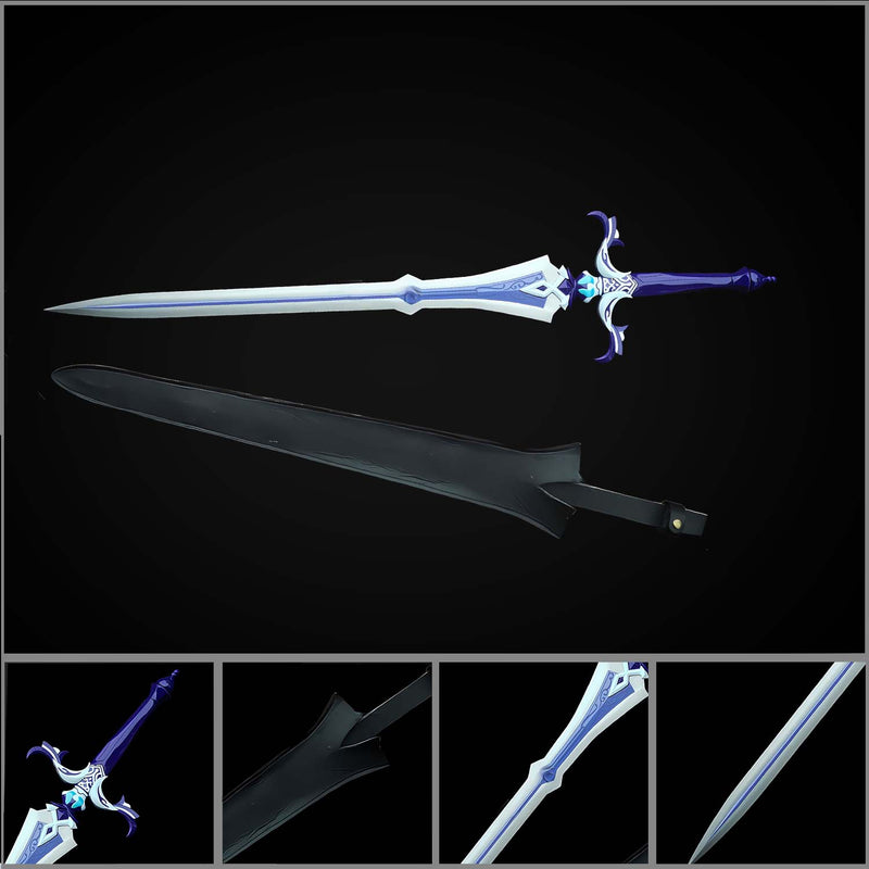Genshin Impact Sacrificial Sword Replica – 1:1 Metal Cosplay Weapon 